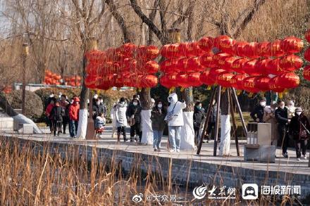 寒潮挡不住的旅游热，济南天下第一泉景区游客量较去年同期增长近60%