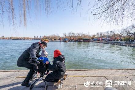 寒潮挡不住的旅游热，济南天下第一泉景区游客量较去年同期增长近60%