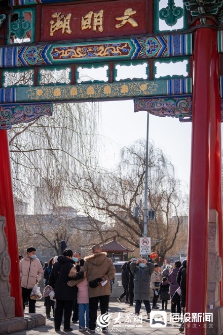 寒潮挡不住的旅游热，济南天下第一泉景区游客量较去年同期增长近60%
